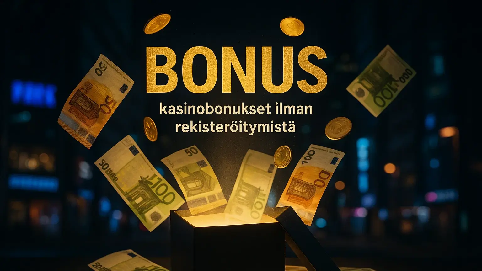 Bonukset kasinot ilman tiliä -sivustoilla
