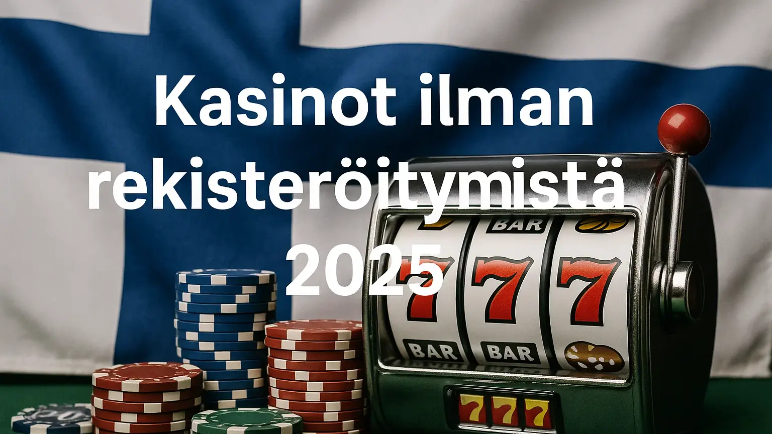 Kasinot ilman rekisteröitymistä Suomessa 2025