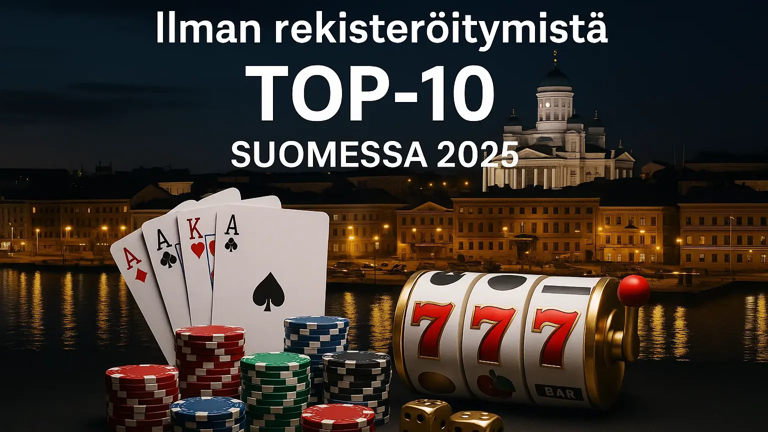 RATING: Vuoden 2025 Parhaat kasinot ilman rekisteröitymistä Suomesta